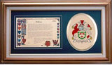 Livingstone Clan Crest History Framed Print