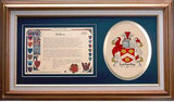 Locherby Clan Crest History Framed Print