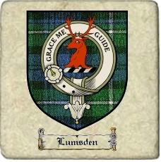 Lumsden Clan Badge Marble Tile