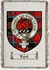 Lyall Clan Badge Throw Blanket