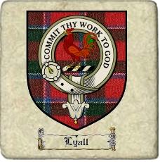 Lyall Clan Badge Marble Tile