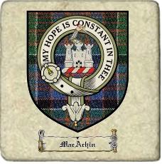 Macachin Clan Badge Marble Tile