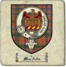 Macadie Clan Munro Clan Badge Marble Tile
