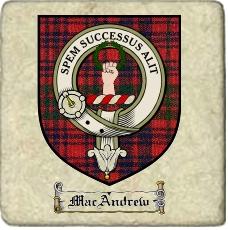 Macandrew Clan Ross Clan Badge Marble Tile