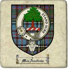 Macandrew Clan Badge Marble Tile
