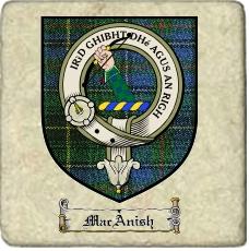 Macanish Clan Macinnes Clan Badge Marble Tile