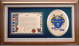Macarthur Clan Crest History Framed Print