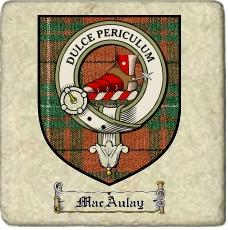 Macaulay Clan Badge Marble Tile