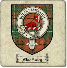 Macauley Clan Badge Marble Tile
