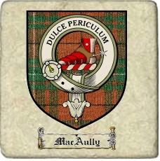 Macaully Clan Badge Marble Tile