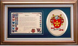Macbride Clan Crest History Framed Print