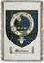 Maccance Clan Macinnes Clan Badge Throw Blanket