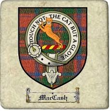Maccash Clan Badge Marble Tile