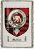 Maccaw Clan Macfarlane Clan Badge Throw Blanket
