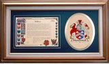 Macclintock Clan Crest History Framed Print