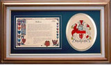 Maccombie Clan Crest History Framed Print