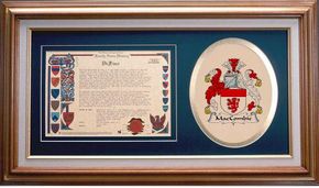 Maccombie Clan Crest History Framed Print