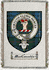 Macconachie Clan Robertson Clan Badge Throw Blanket