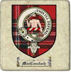 Maccondach Clan Badge Marble Tile