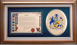 Macconnell Clan Crest History Framed Print