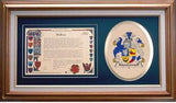 Macconnell Clan Crest History Framed Print