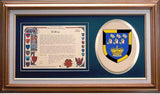 Macconochie Clan Crest History Framed Print