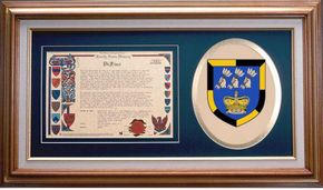 Macconochie Clan Crest History Framed Print