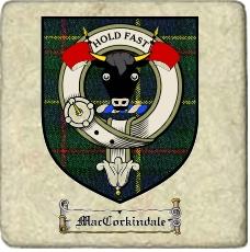 Maccorkindale Clan Badge Marble Tile