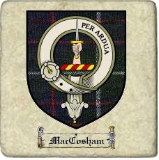 Maccosham Clan Macintyre Clan Badge Marble Tile
