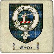 Maccra Clan Badge Marble Tile