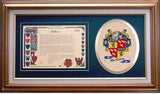 Macewen Clan Crest History Framed Print