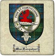 Macfarquhar Clan Badge Marble Tile