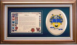 Macfie Clan Crest History Framed Print
