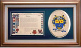 Macgillivray Clan Crest History Framed Print