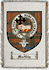 Macgilp Clan Macdonnell Ofkeppoch Clan Badge Throw Blanket