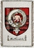 Macgreusich Clan Macfarlane Clan Badge Throw Blanket