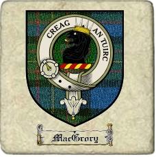 Macgrory Clan Badge Marble Tile