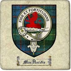 Machardie Clan Farquharson Clan Badge Marble Tile