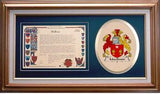 Macilvain Clan Crest History Framed Print