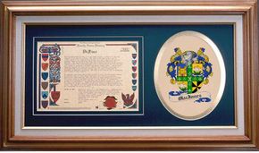 Macinnes Clan Crest History Framed Print