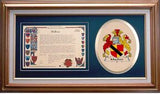 Maciver Clan Crest History Framed Print