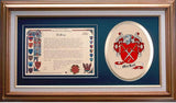 Mackail Clan Crest History Framed Print
