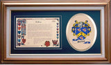 Mackay Clan Crest History Framed Print