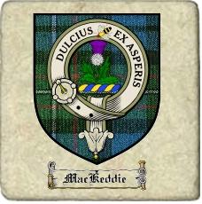 Mackeddie Clan Badge Marble Tile