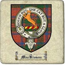 Mackieson Clan Badge Marble Tile