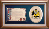 Mackirdy Clan Crest History Framed Print