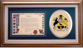 Mackirdy Clan Crest History Framed Print