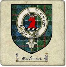 Macklintock Clan Badge Marble Tile