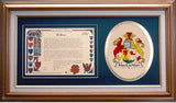 Maclachlan Clan Crest History Framed Print