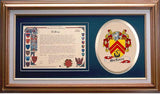 Maclaren Clan Crest History Framed Print